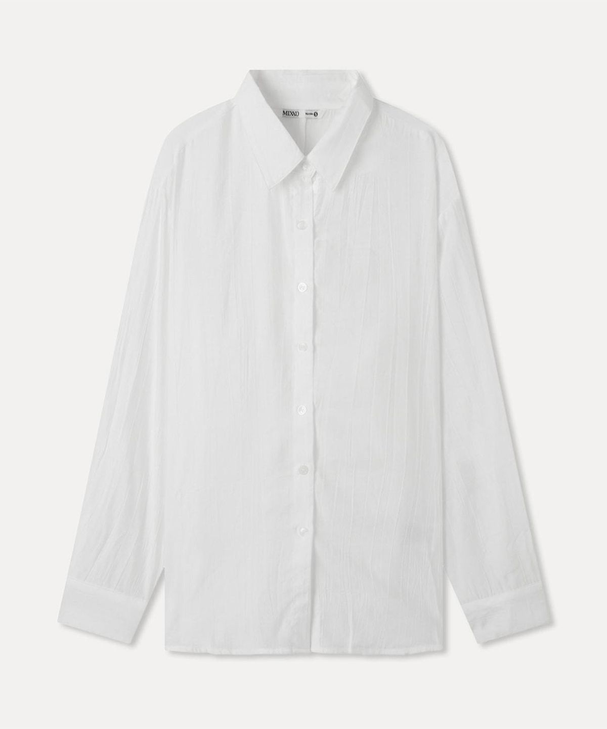 미쏘(MIXXO) 꼬임 디테일 시스루 셔츠 RE YWG601B_MIWYWG90QB