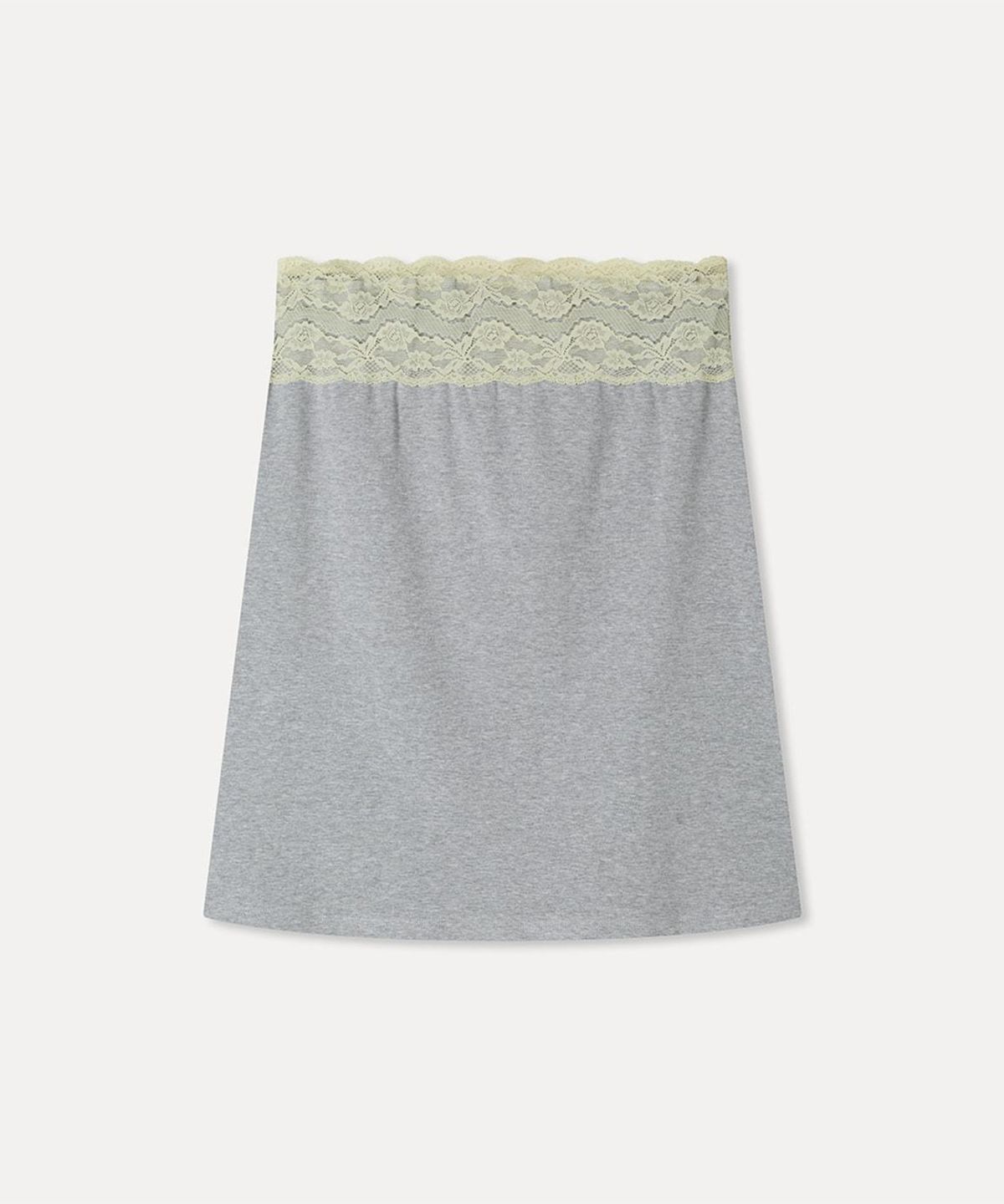 미쏘(MIXXO) 레이스 밴딩 스커트_MIWWMG917C