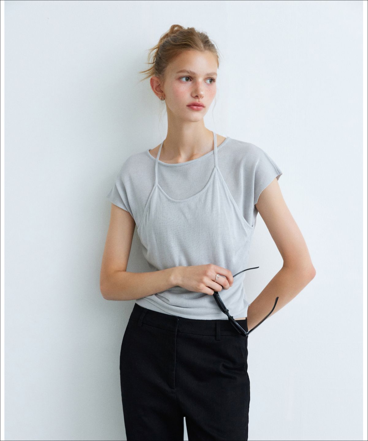 미쏘(MIXXO) 코튼 카프리 팬츠_MIWTHG906C