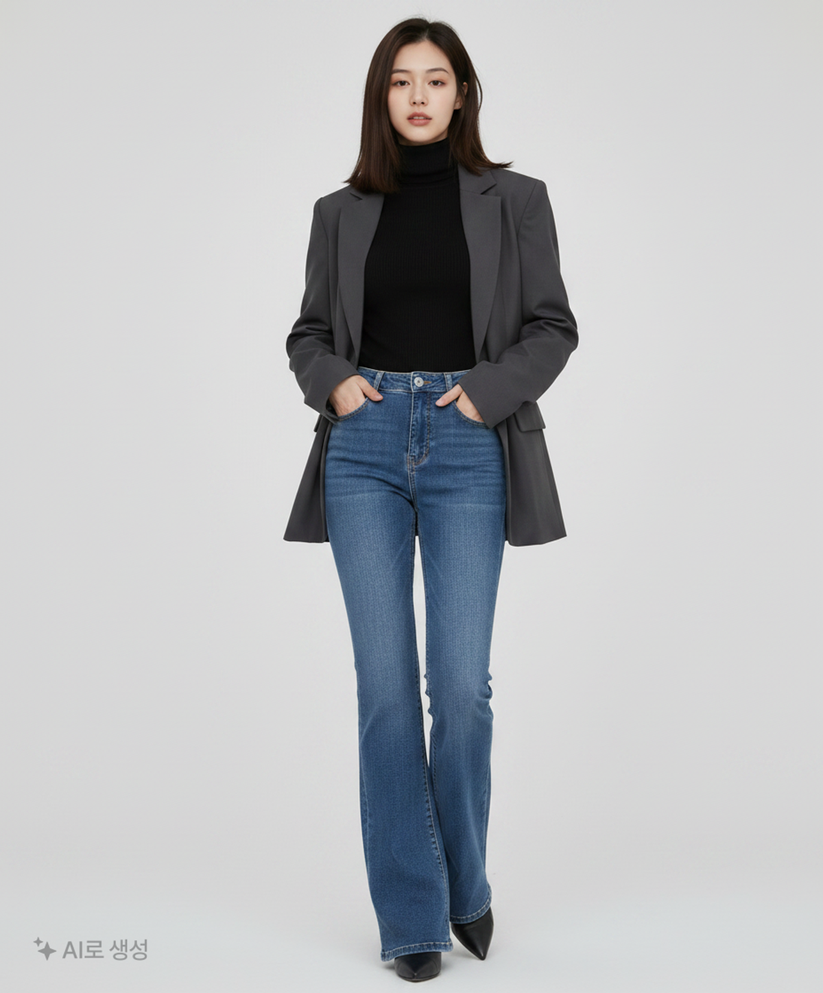 미쏘(MIXXO) 롱부츠컷 데님 MIWTJD201J 24