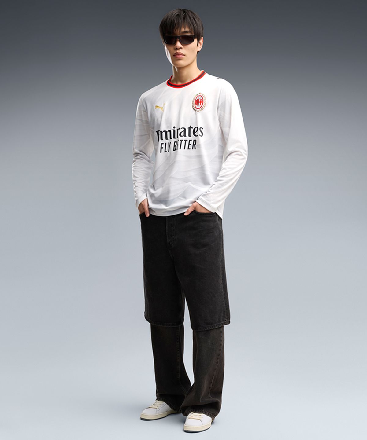푸마(PUMA) ACM Away Jersey Replica LS