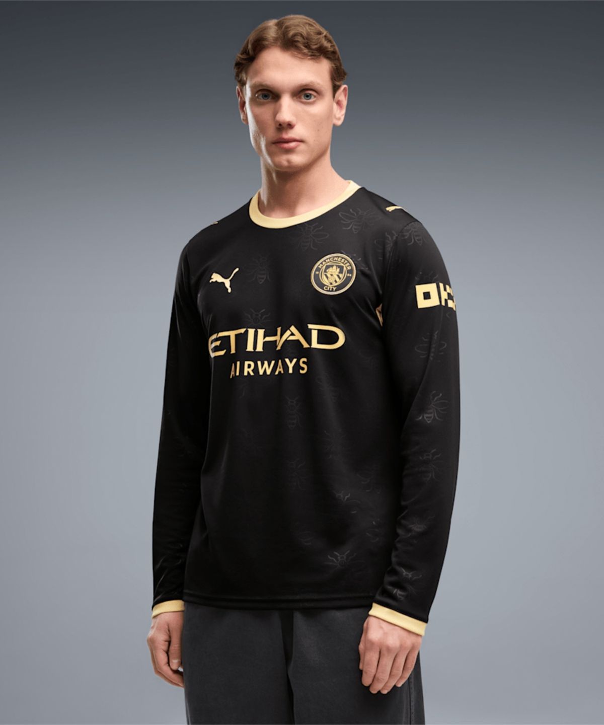 푸마(PUMA) MCFC Away Jersey Replica LS