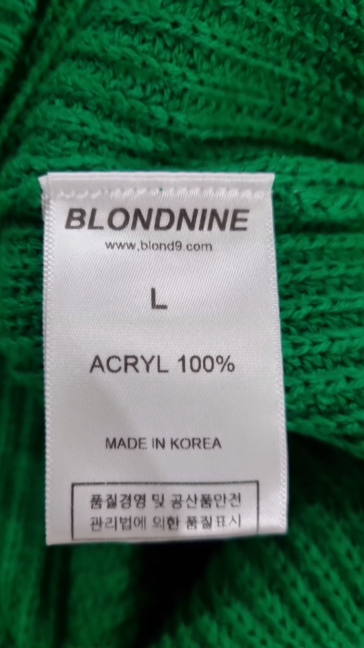 블론드나인(BLOND9) 니트/스웨터 L