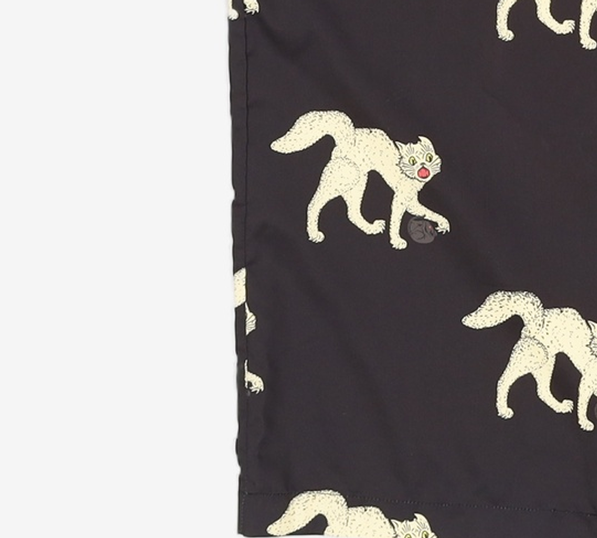 골스튜디오(GOALSTUDIO) MC ALL OVER PATTERN HALF SHIRTS - BLACK L
