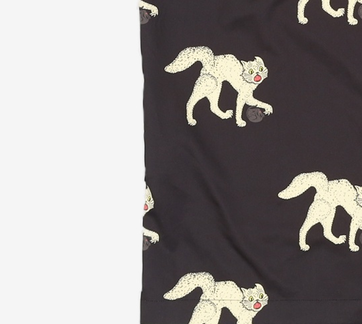 골스튜디오(GOALSTUDIO) MC ALL OVER PATTERN HALF SHIRTS - BLACK L