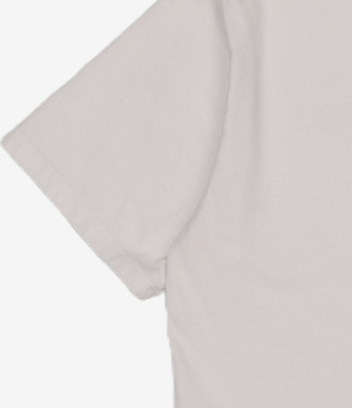 메종미네드(MAISON MINED) SMALL LOGO HALF SLEEVE WHITE S