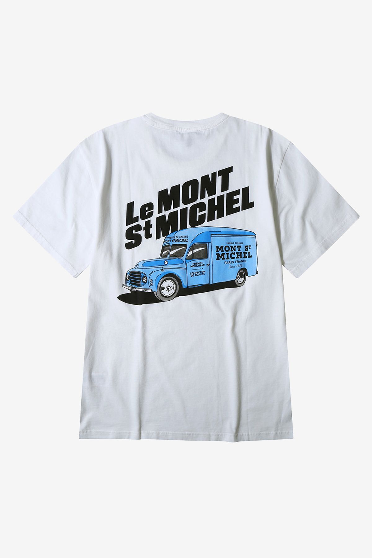 르몽생미셸(LE MONT ST MICHEL) Back Printed T-shirt_Ivory