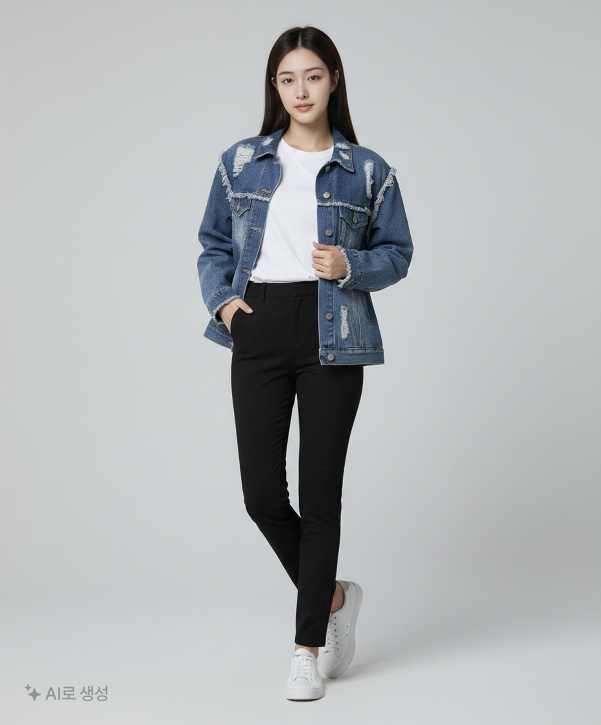 올리비아(Olivia) 데님/트러커 재킷 90