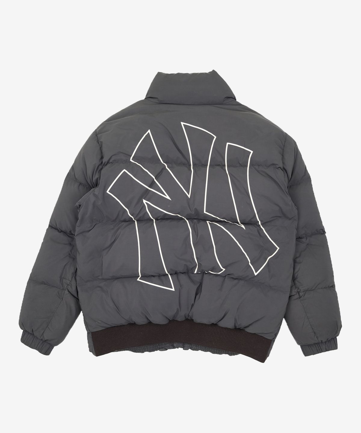 엠엘비(MLB) 메가로고 덕다운 숏패딩 NY (BLACK) L