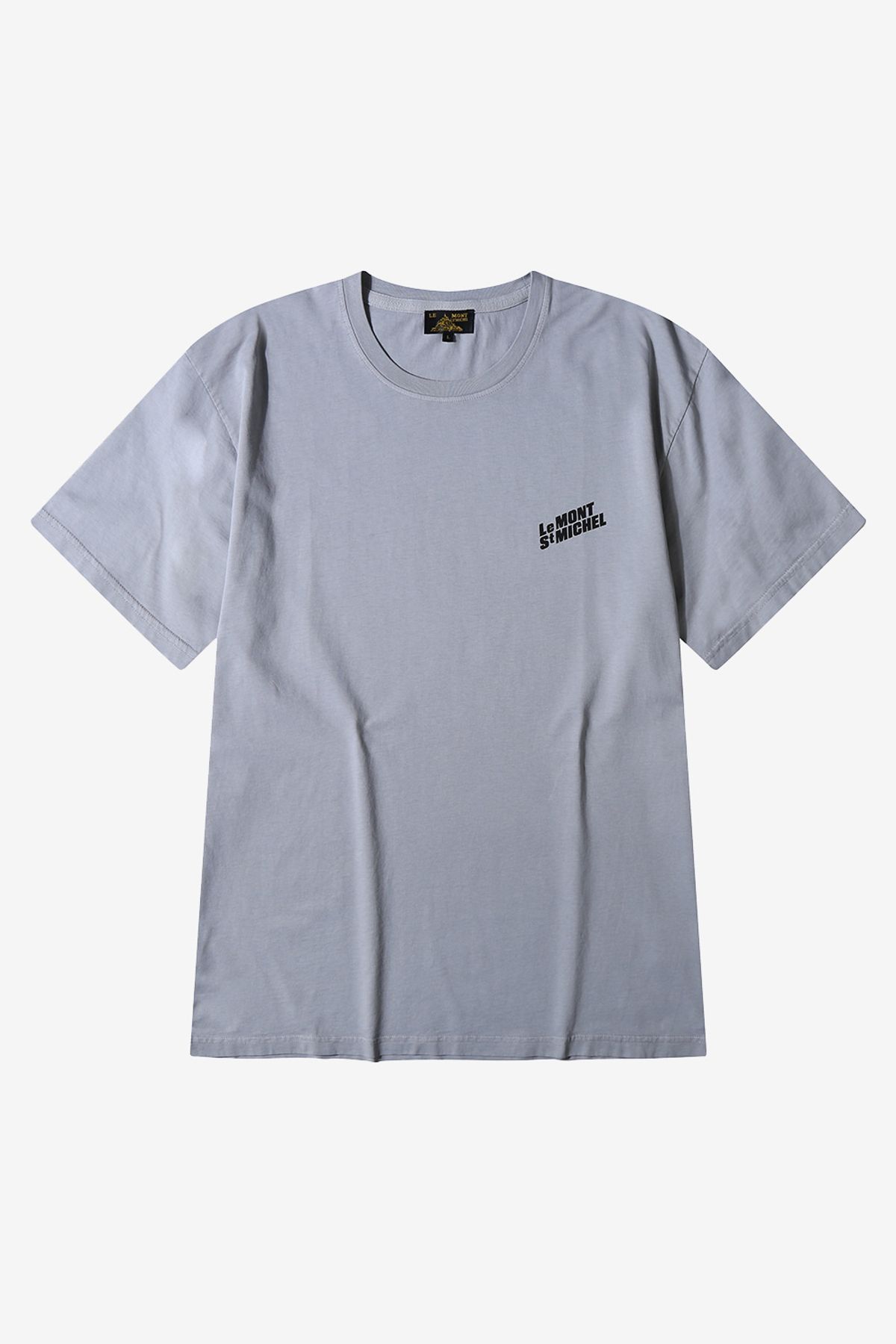 르몽생미셸(LE MONT ST MICHEL) Back Printed T-shirt_Grey