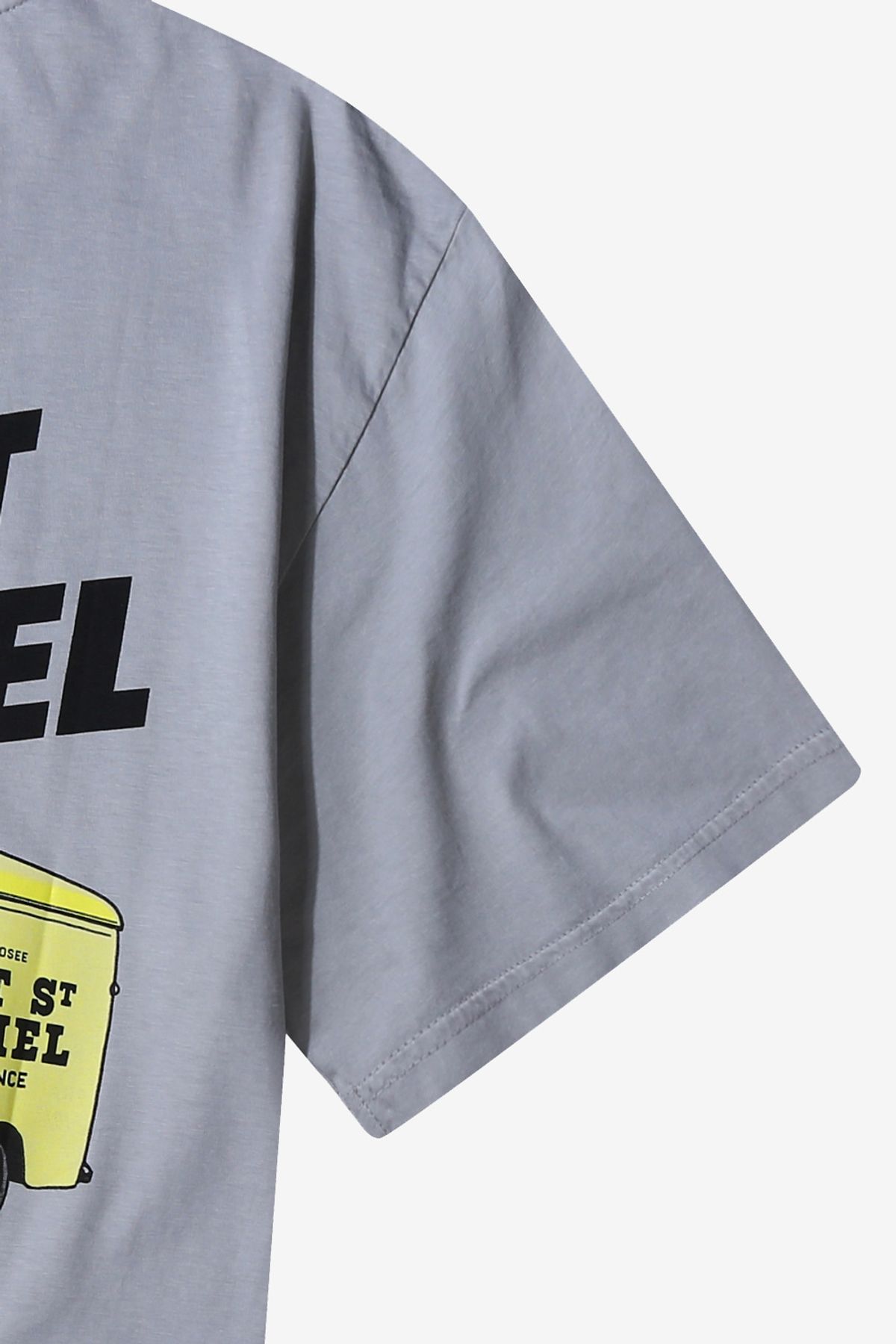 르몽생미셸(LE MONT ST MICHEL) Back Printed T-shirt_Grey