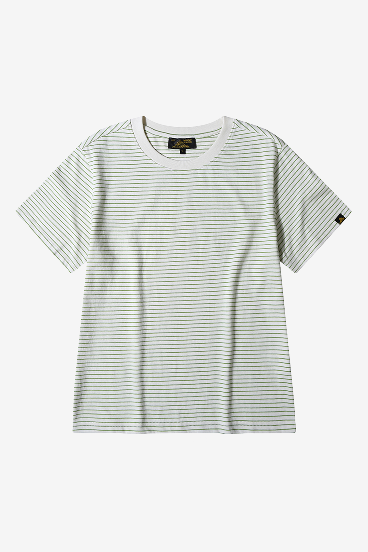 르몽생미셸(LE MONT ST MICHEL) Cotton Stripe T-shirt_VER.2_Ivory