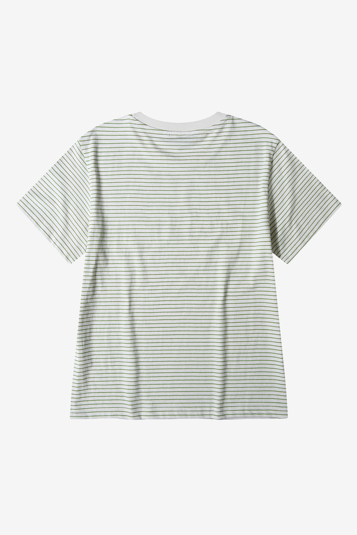 르몽생미셸(LE MONT ST MICHEL) Cotton Stripe T-shirt_VER.2_Ivory