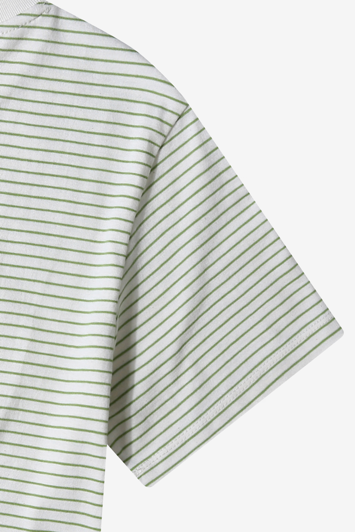 르몽생미셸(LE MONT ST MICHEL) Cotton Stripe T-shirt_VER.2_Ivory