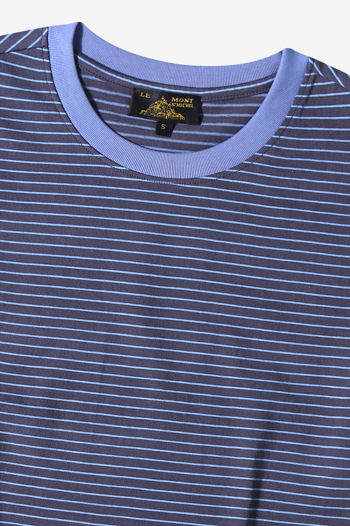 르몽생미셸(LE MONT ST MICHEL) Cotton Stripe T-shirt_VER.2_Grey