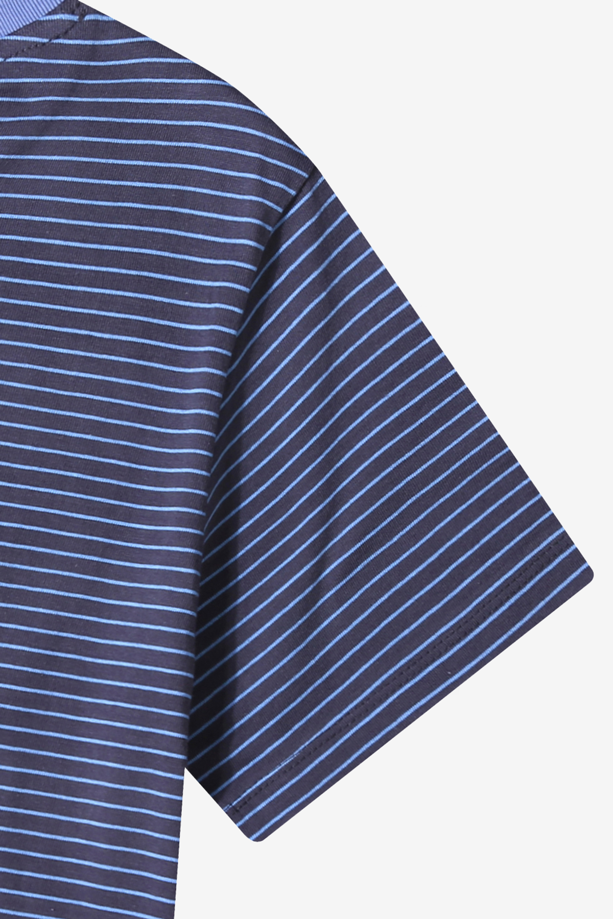 르몽생미셸(LE MONT ST MICHEL) Cotton Stripe T-shirt_VER.2_Grey
