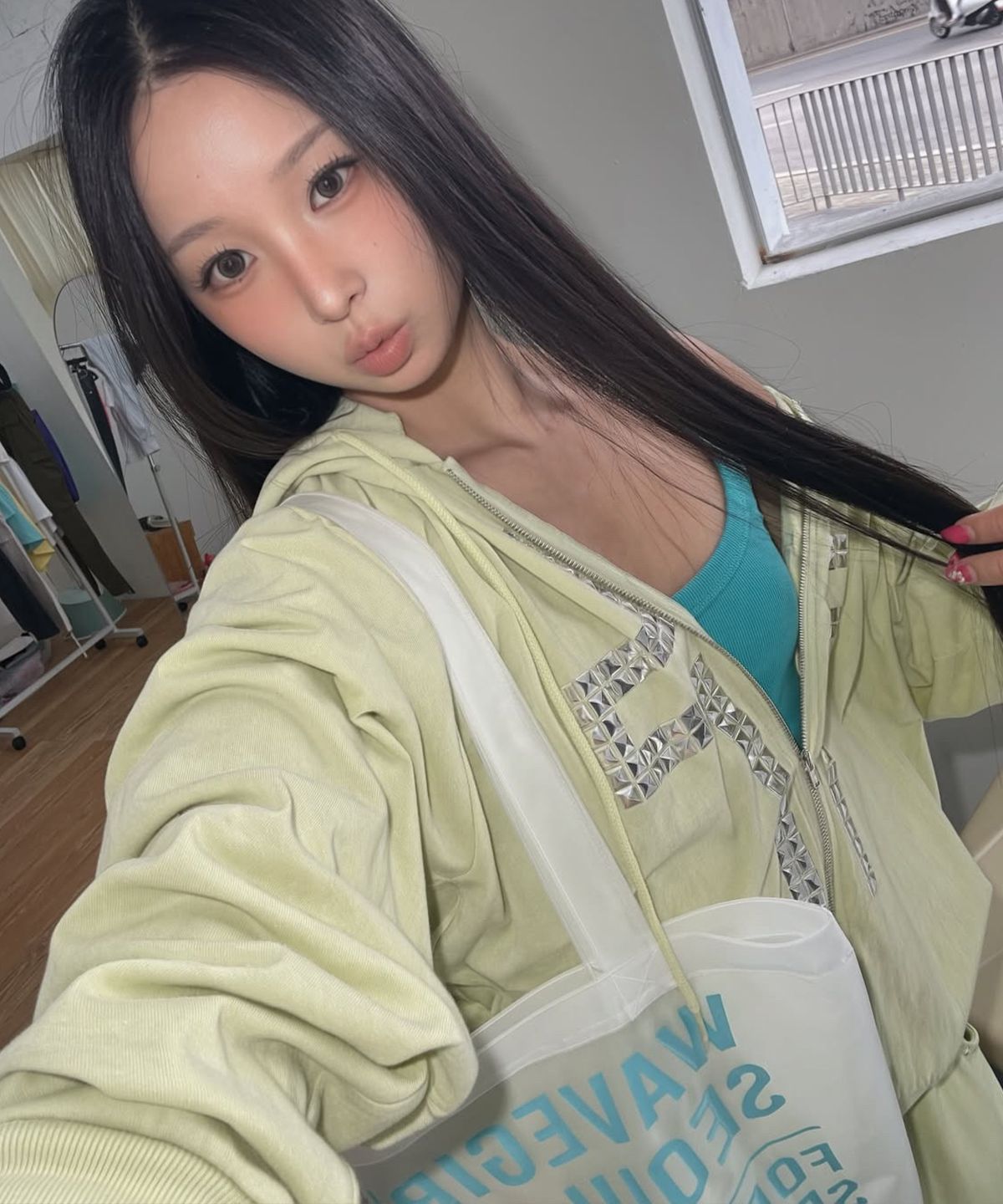 웨이브걸(WAVEGIRL) Saint Zip Hoodie (3color)