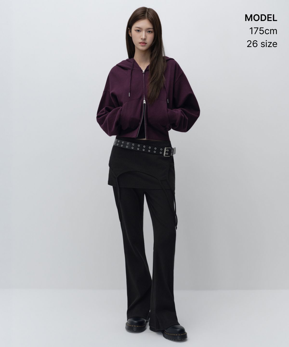 무신사 스탠다드 우먼(MUSINSA STANDARD WOMAN) 우먼즈 드로스트링 레이어드 저지 팬츠 [블랙]