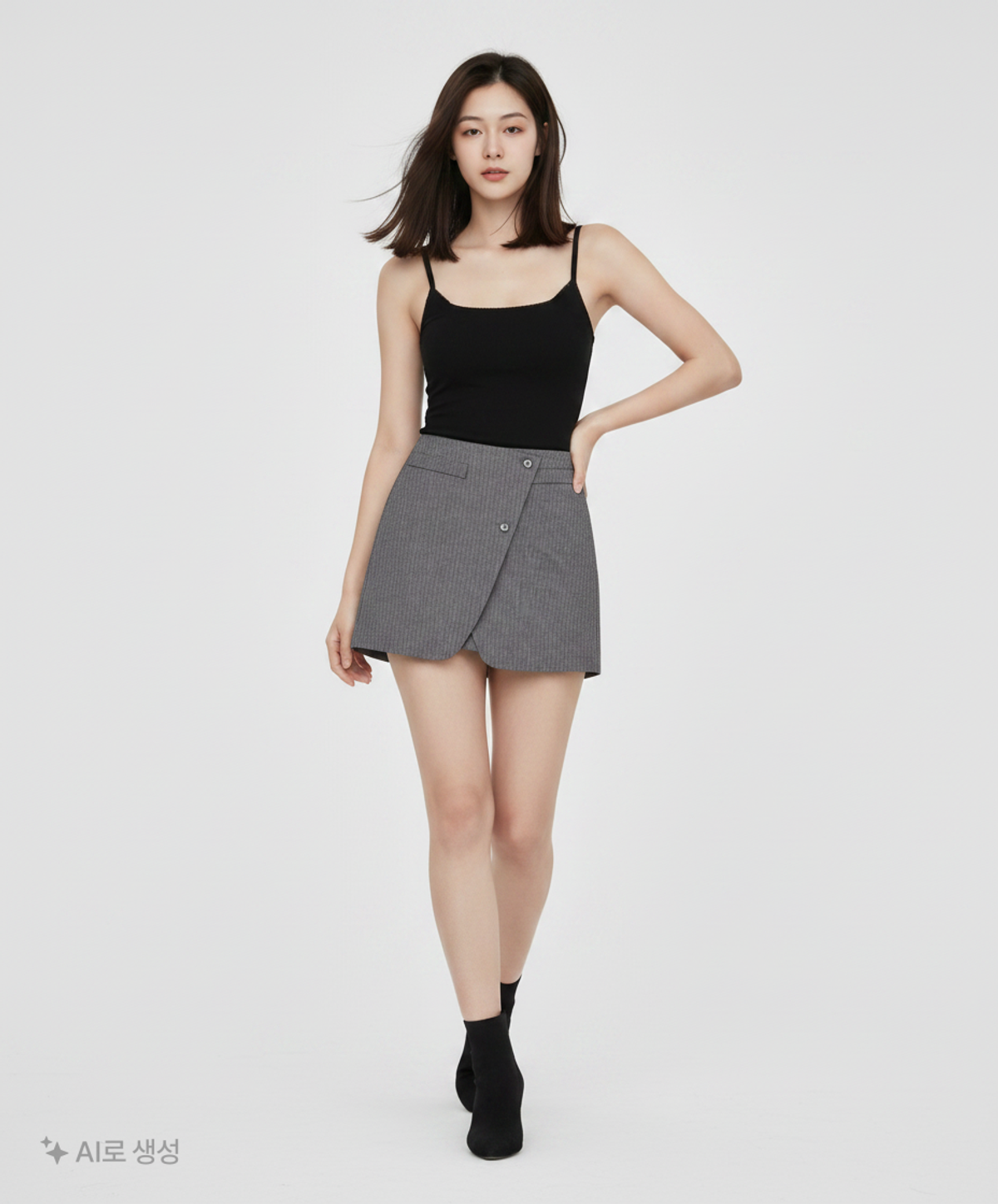 어텐션로우(ATTENTIONROW) 미니스커트 S