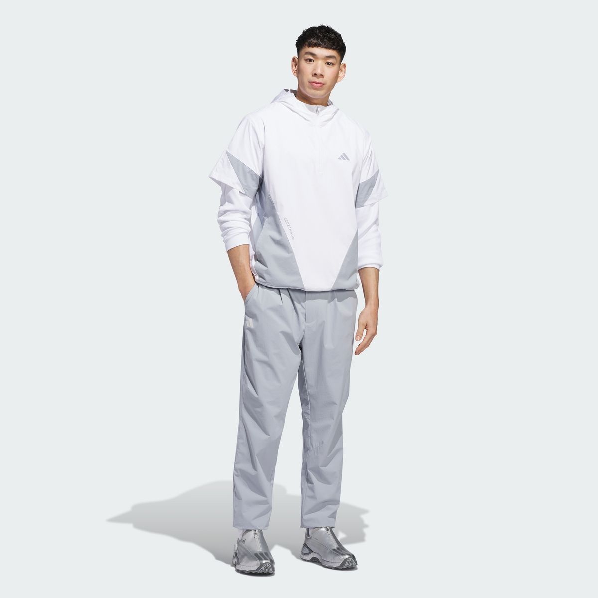 아디다스 골프(ADIDAS GOLF) 코드케이오스 쇼트 슬리브 후디 재킷 KQ7798