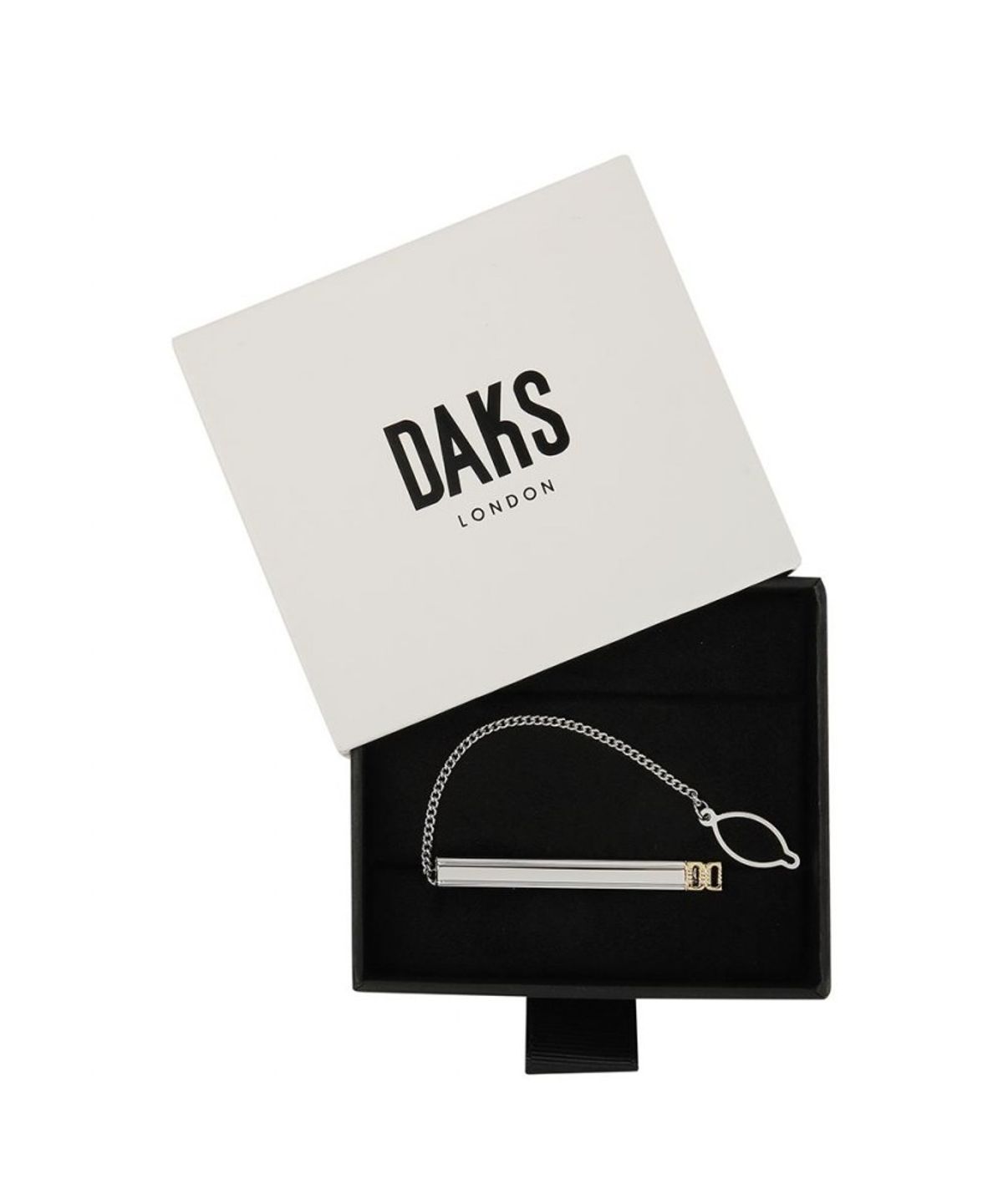 닥스셔츠(DAKS SHIRTS) 백금도금 투톤 타이핀 실버_DMF1ACTP101S1