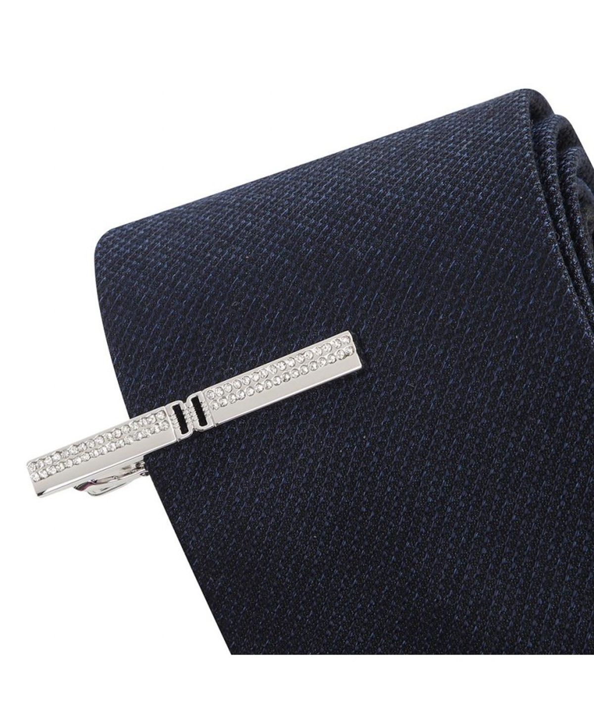 닥스셔츠(DAKS SHIRTS) 백금도금 스와로브스키 타이핀 실버_DMF1ACTP110S1