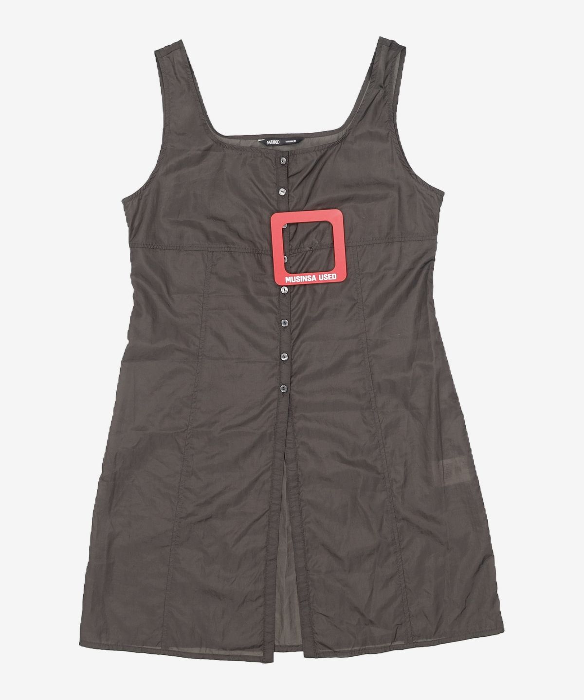 미쏘(MIXXO) 시스루 롱 뷔스티에_MIWBNF602B M