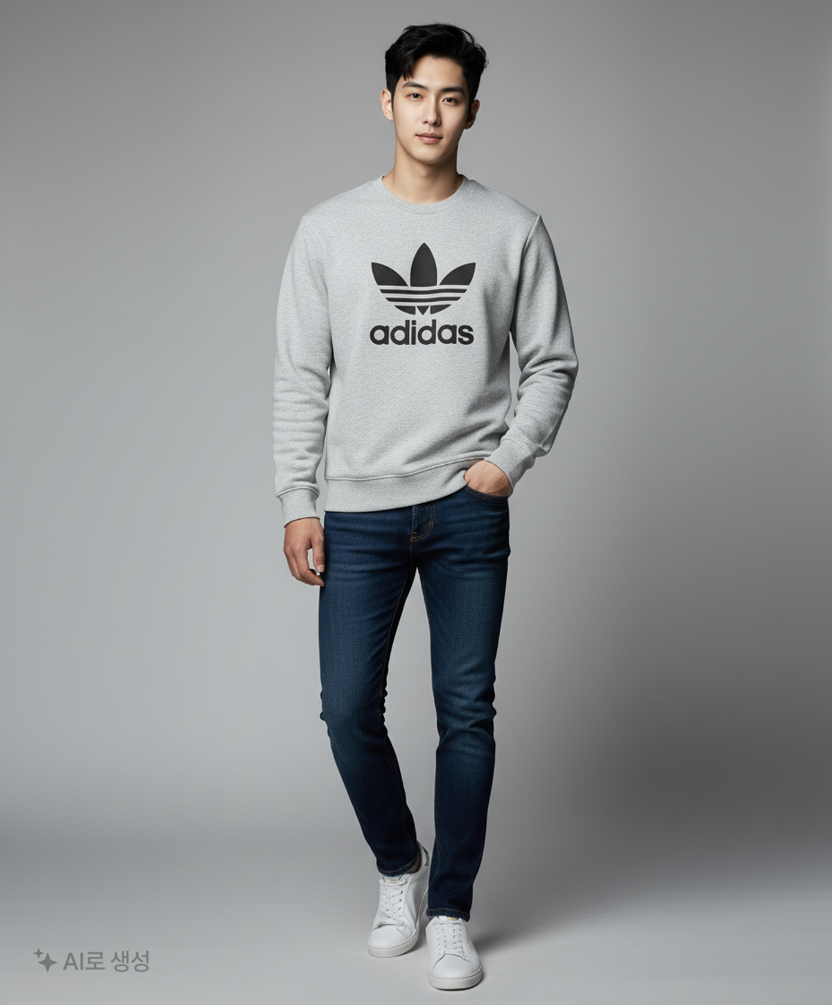 아디다스(ADIDAS) 맨투맨/스웨트셔츠 100