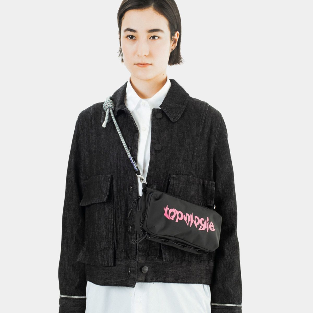 카페 드 사이클리스트(CAFE DU CYCLISTE) 토폴로지 8mm 익스플로어 로프 스트랩 블랙 루트 공용