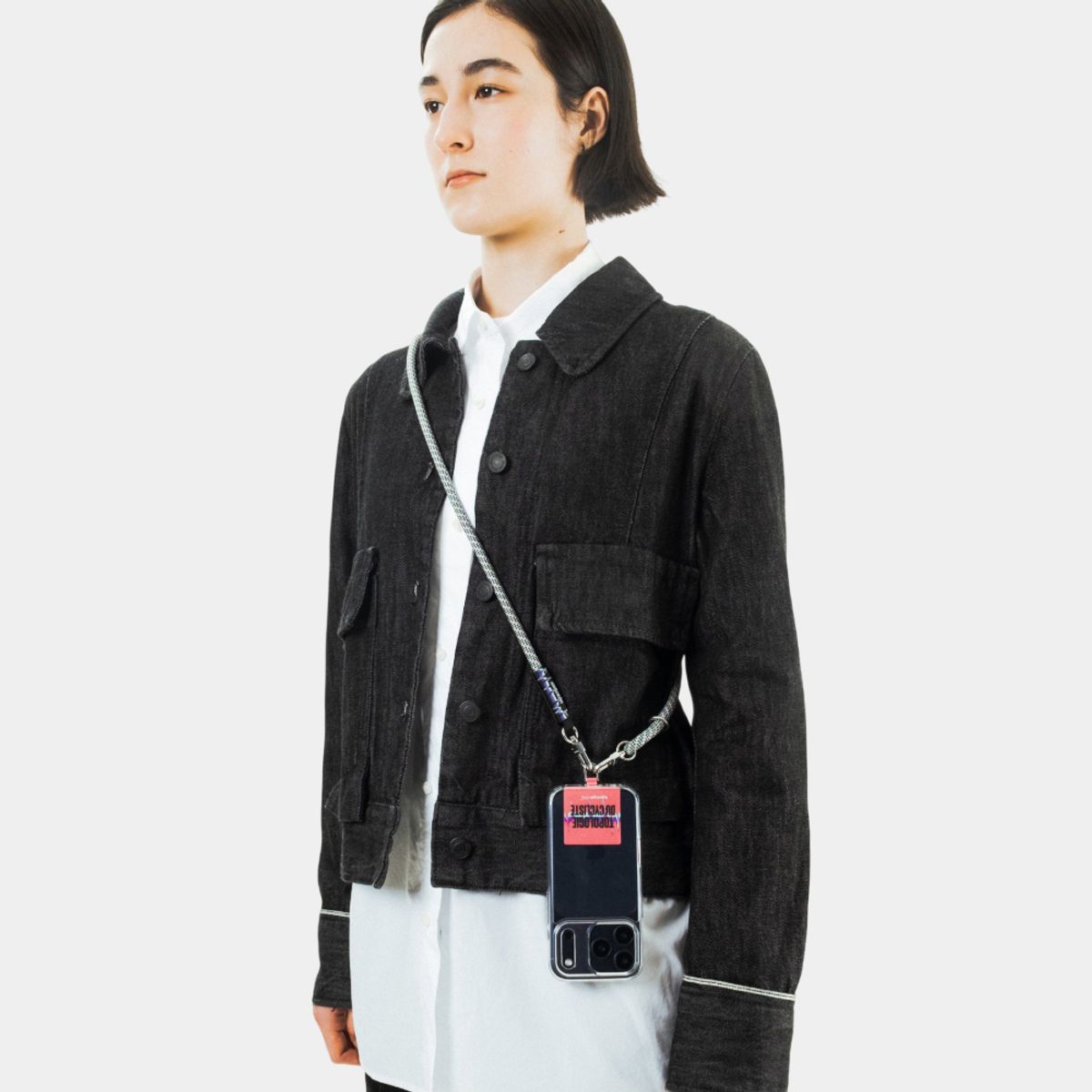 카페 드 사이클리스트(CAFE DU CYCLISTE) 토폴로지 8mm 익스플로어 로프 스트랩 블랙 루트 공용