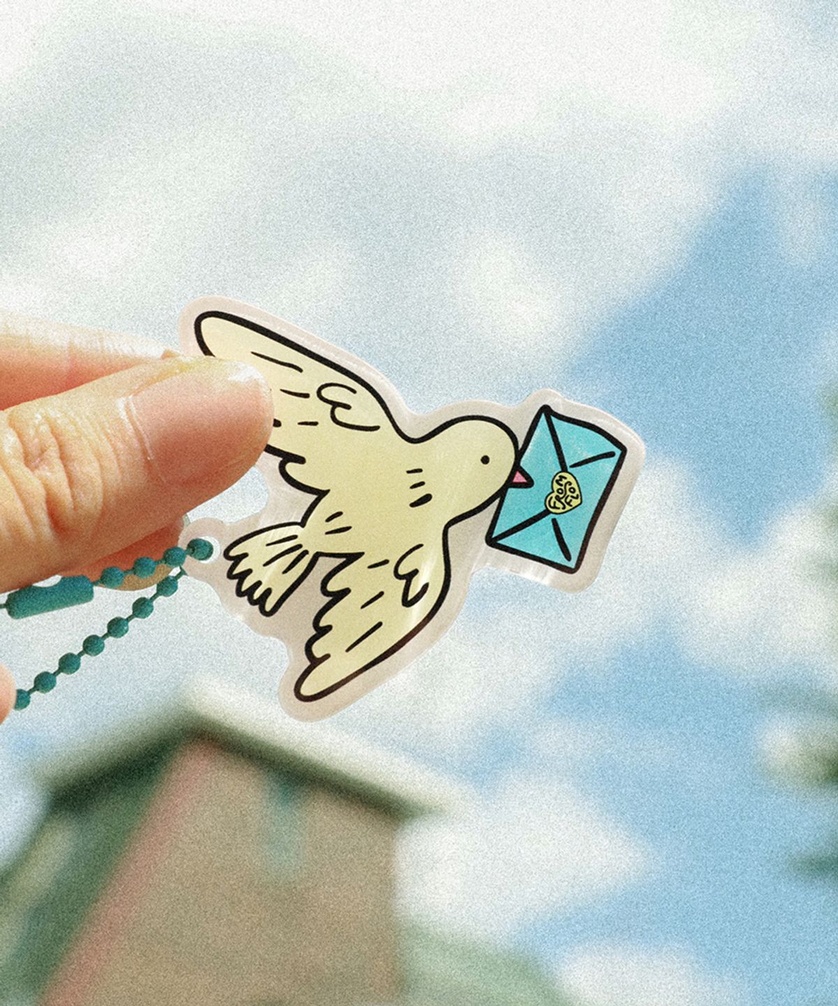 프롬플로(FROMFLO) Hand Drawn Keyring