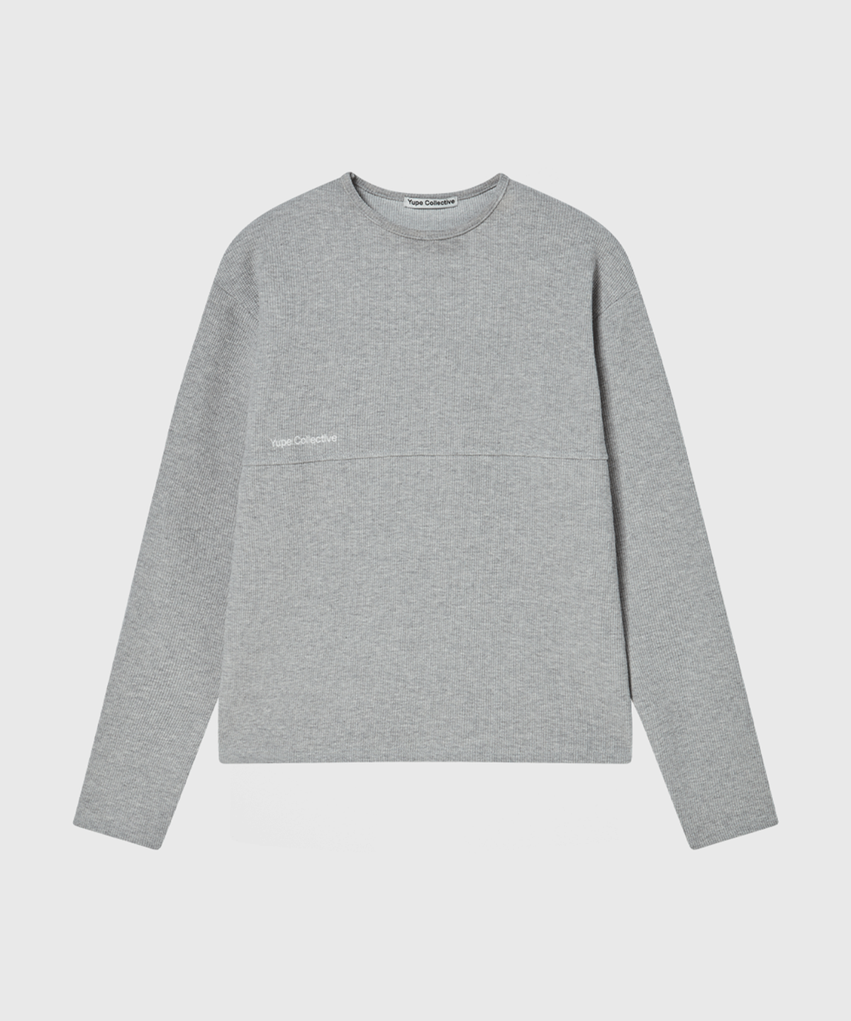 유프(YUPE) Finger-Hole Waffle Longsleeve - Gray