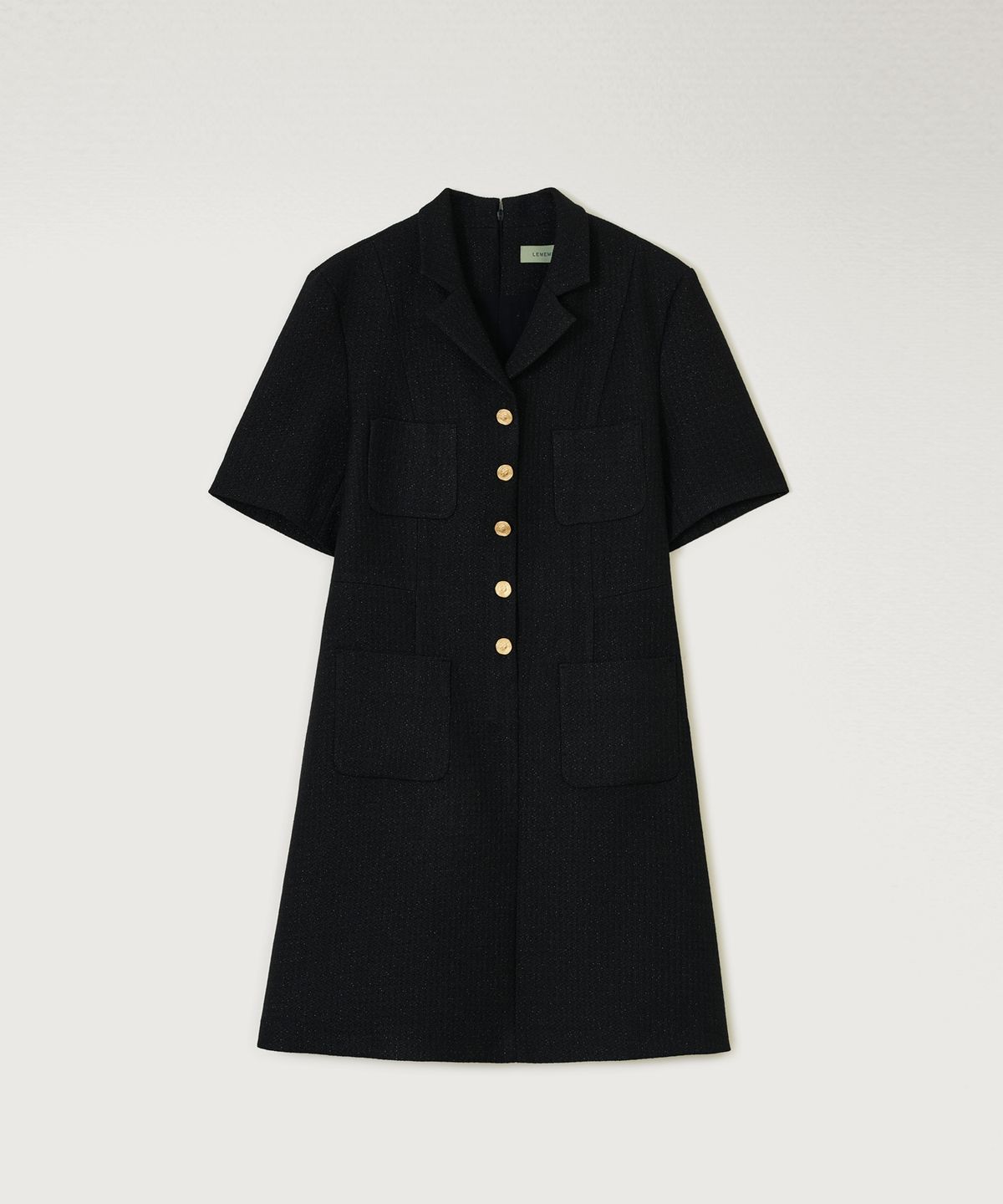르메메(LEMEME) [리퍼브] Daria Robe Black