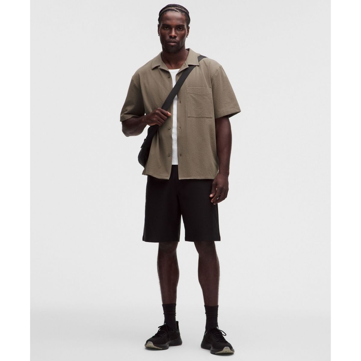 룰루레몬(LULULEMON) 에어링 이지 캠프 칼라 셔츠 *텍스처드  NOMD