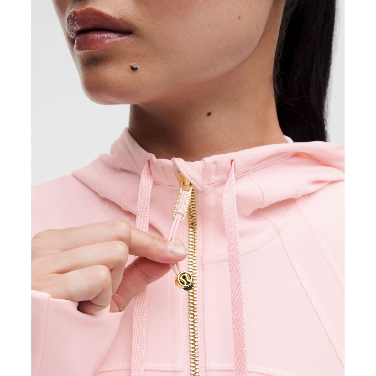 룰루레몬(LULULEMON) 디파인 크롭 후드 재킷 *Nulu  PIAR GOLD GOLD