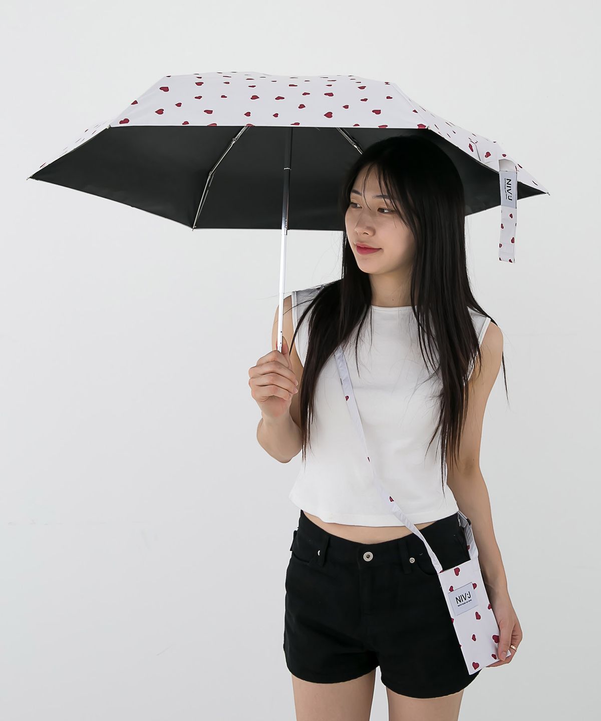 니브제이(NIVJ) NJ_5단 하로라 숄더백 슬림암막 양우산- 4COLOR