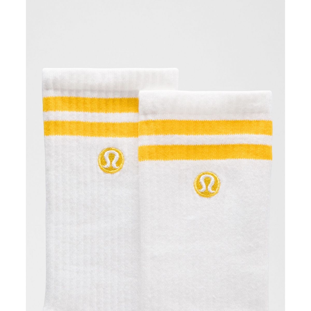 룰루레몬(LULULEMON) 유니섹스 데일리 에센셜 크루 삭스 *스트라이프  WHT BTCU
