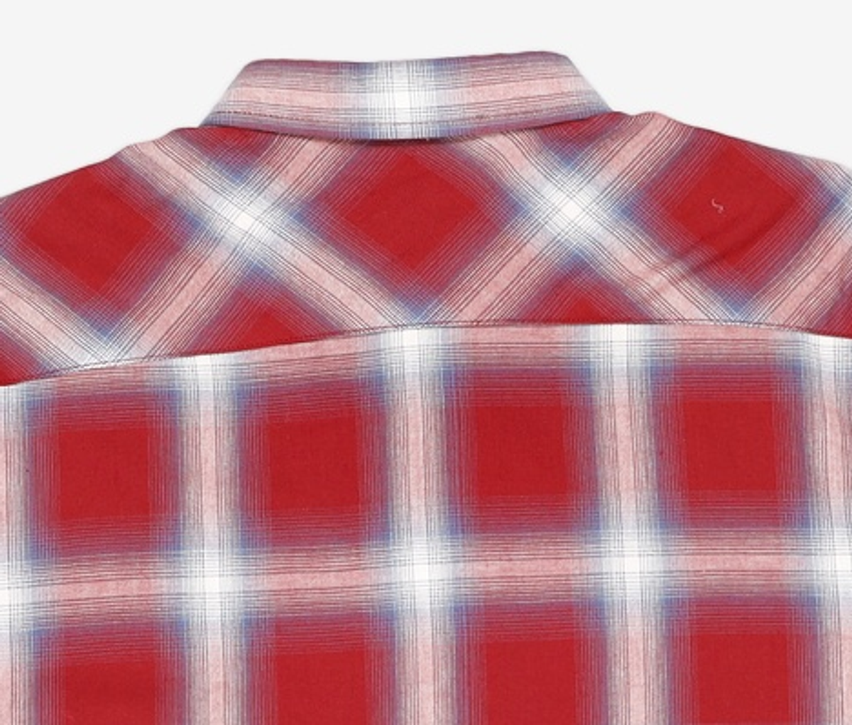 사운즈라이프(SOUNDSLIFE) Ombre Check Shirt Red L