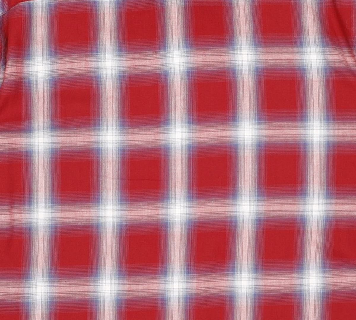 사운즈라이프(SOUNDSLIFE) Ombre Check Shirt Red L