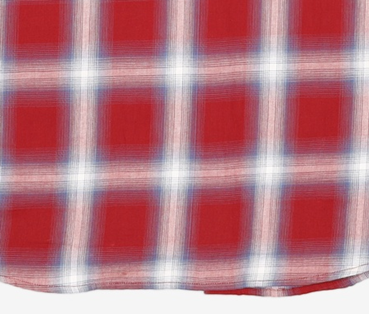 사운즈라이프(SOUNDSLIFE) Ombre Check Shirt Red L
