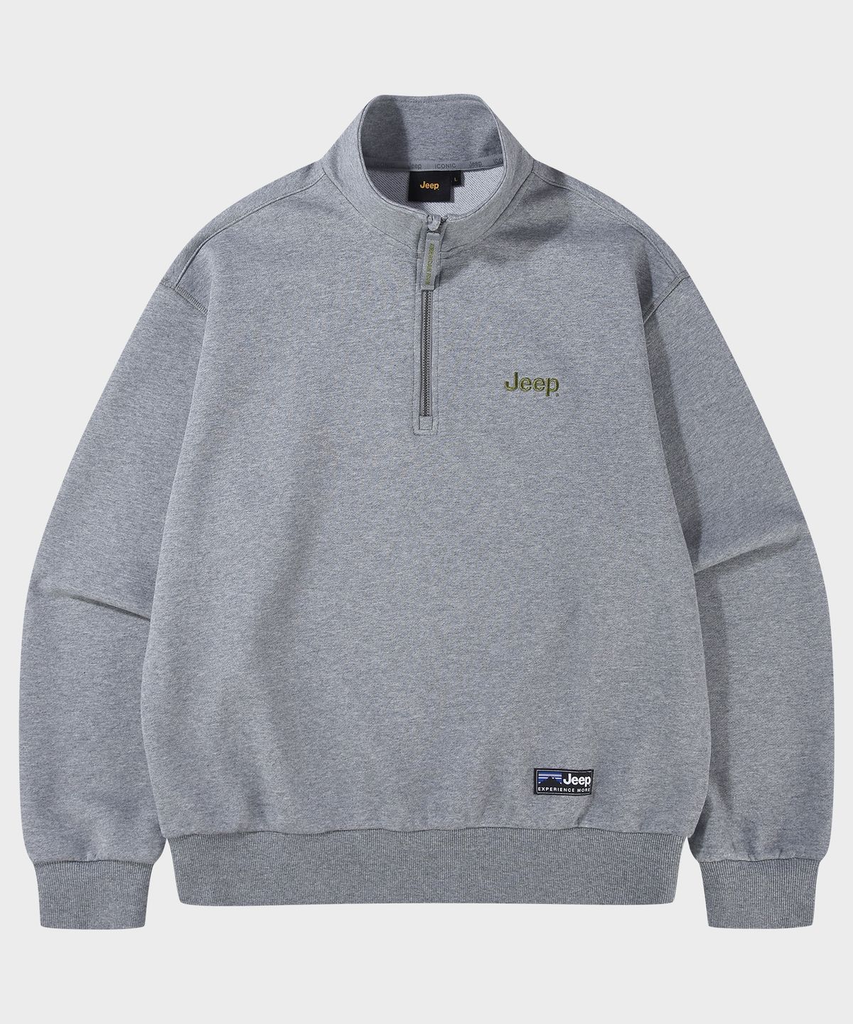 지프(JEEP) [360g] M-Logo 반집업 맨투맨 (JR5TSU838GR)