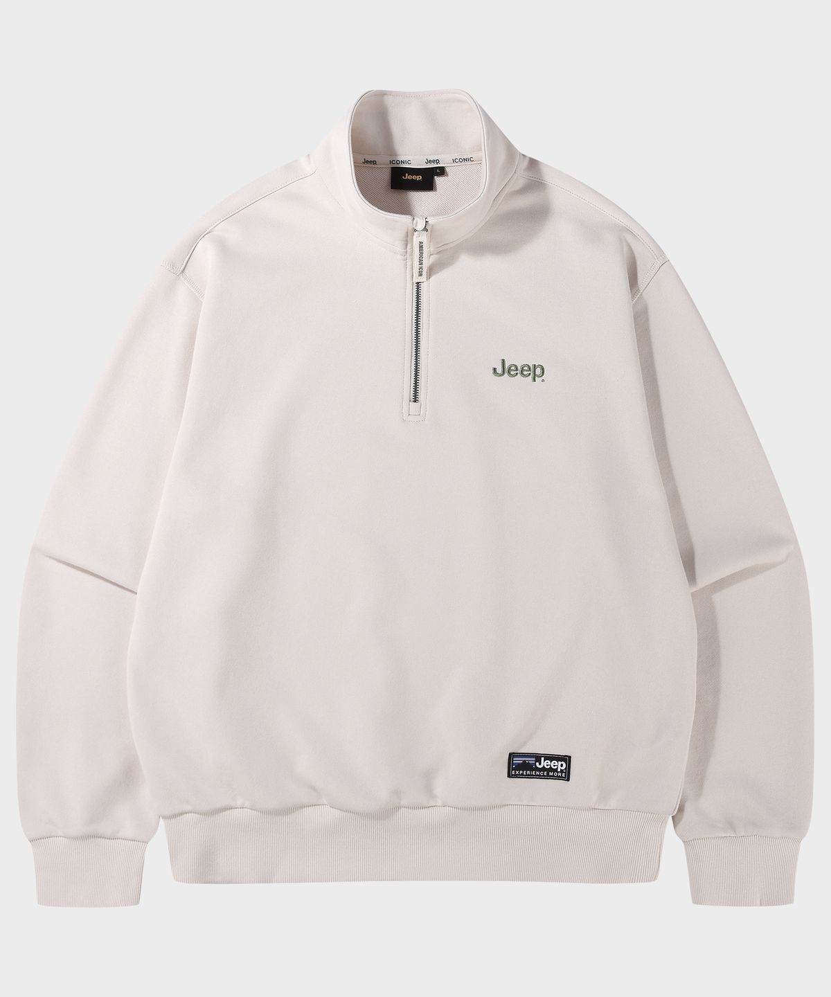 지프(JEEP) [360g] M-Logo 반집업 맨투맨 (JR5TSU838BT)