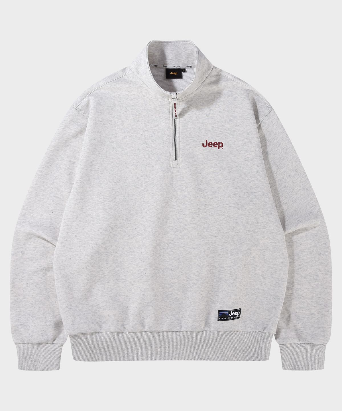 지프(JEEP) [360g] M-Logo 반집업 맨투맨 (JR5TSU838MR)