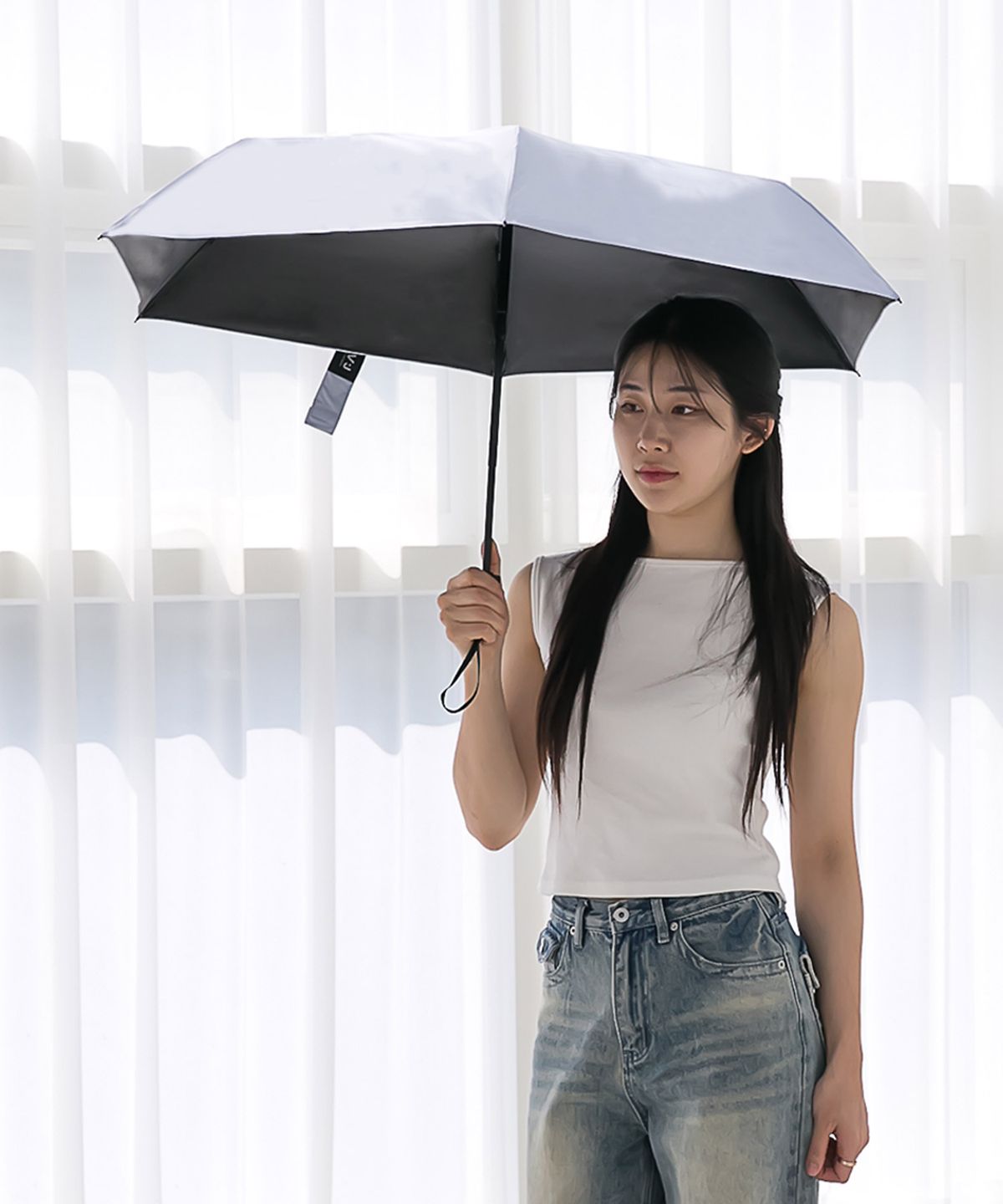 니브제이(NIVJ) NJ_3단 블랙코어 스텝전자동 슬림암막 양우산- 6COLOR
