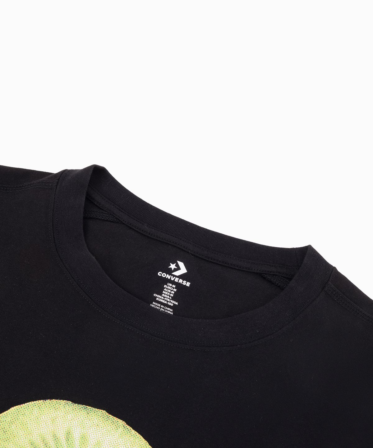 컨버스(CONVERSE) 소로나 프루트 그래픽 티셔츠 블랙 MCK077-023
