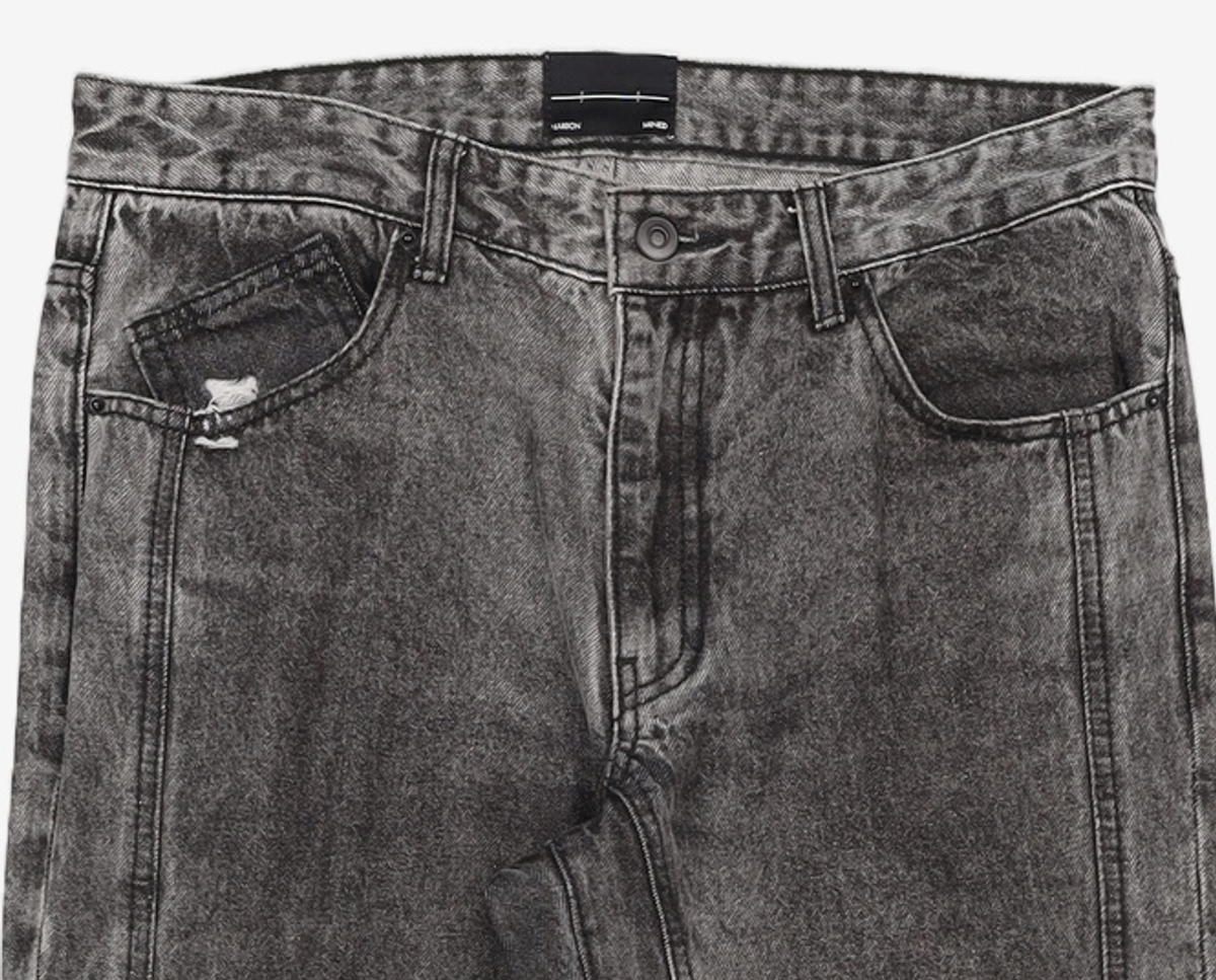 메종미네드(MAISON MINED) ROSSE DENIM PANTS GREY (3-PIECE) 48