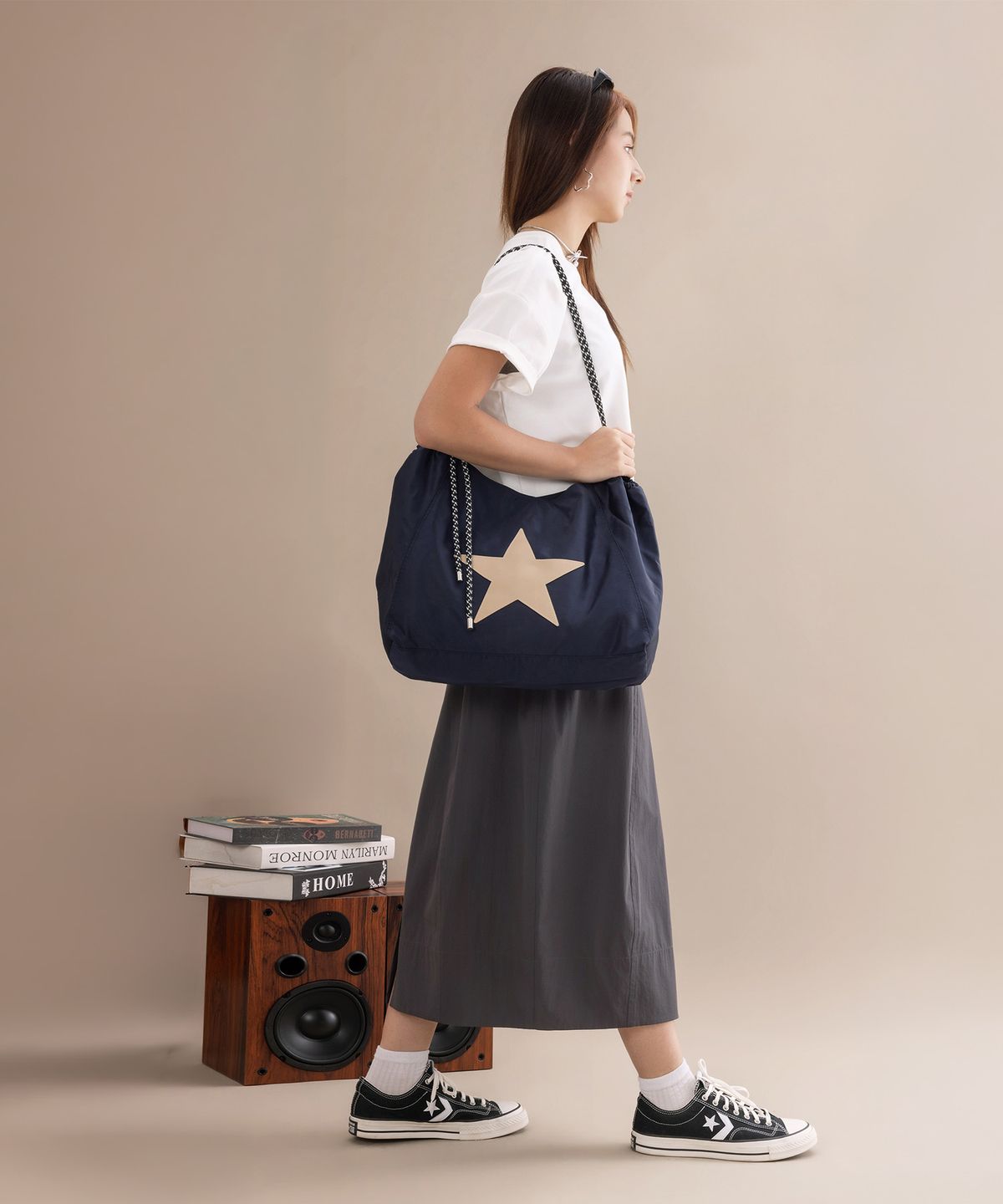 컨버스(CONVERSE) 스타 버서타일 토트백 옵시디언 UA5993-695