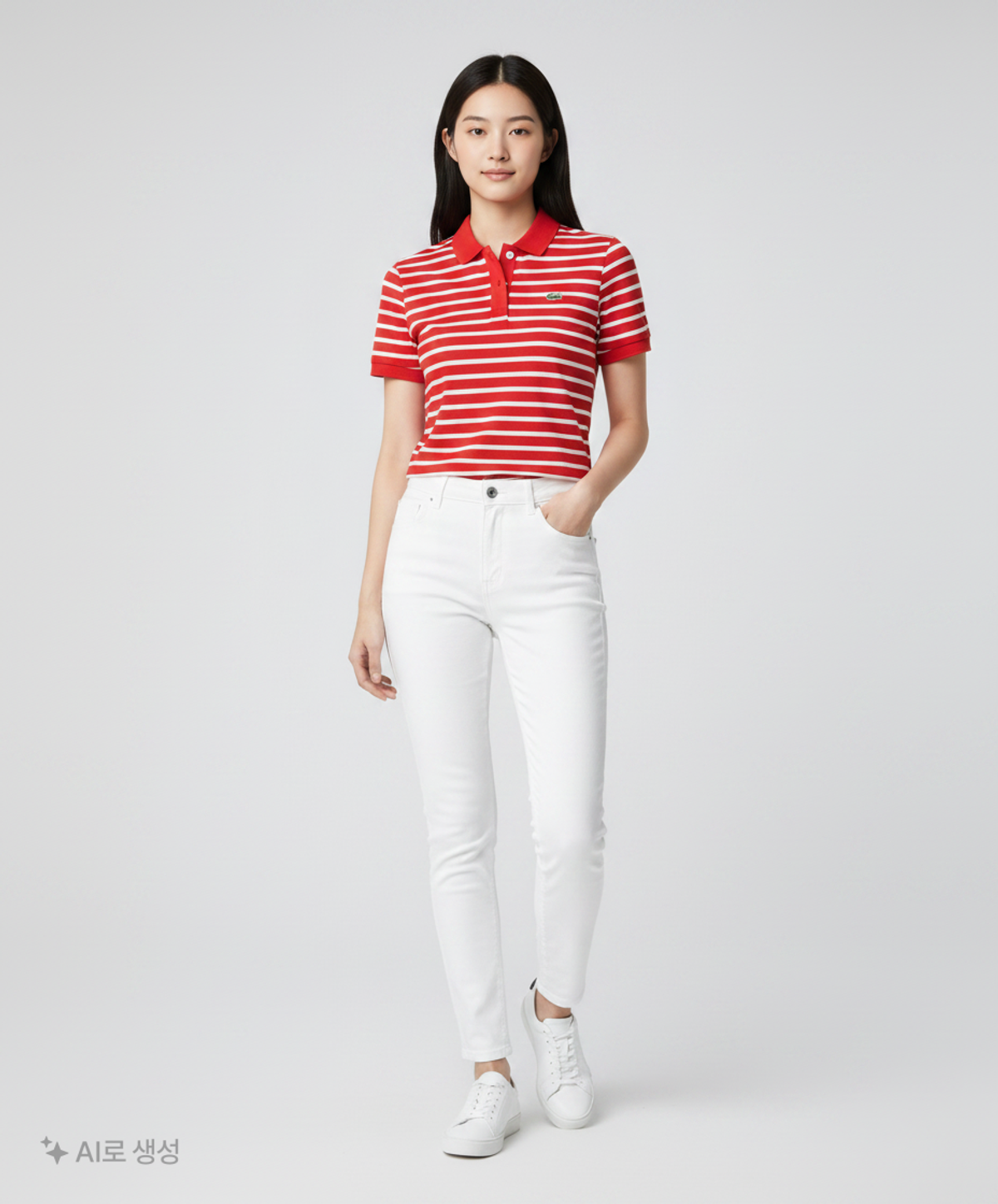 라코스테(LACOSTE) 피케/카라 티셔츠 36