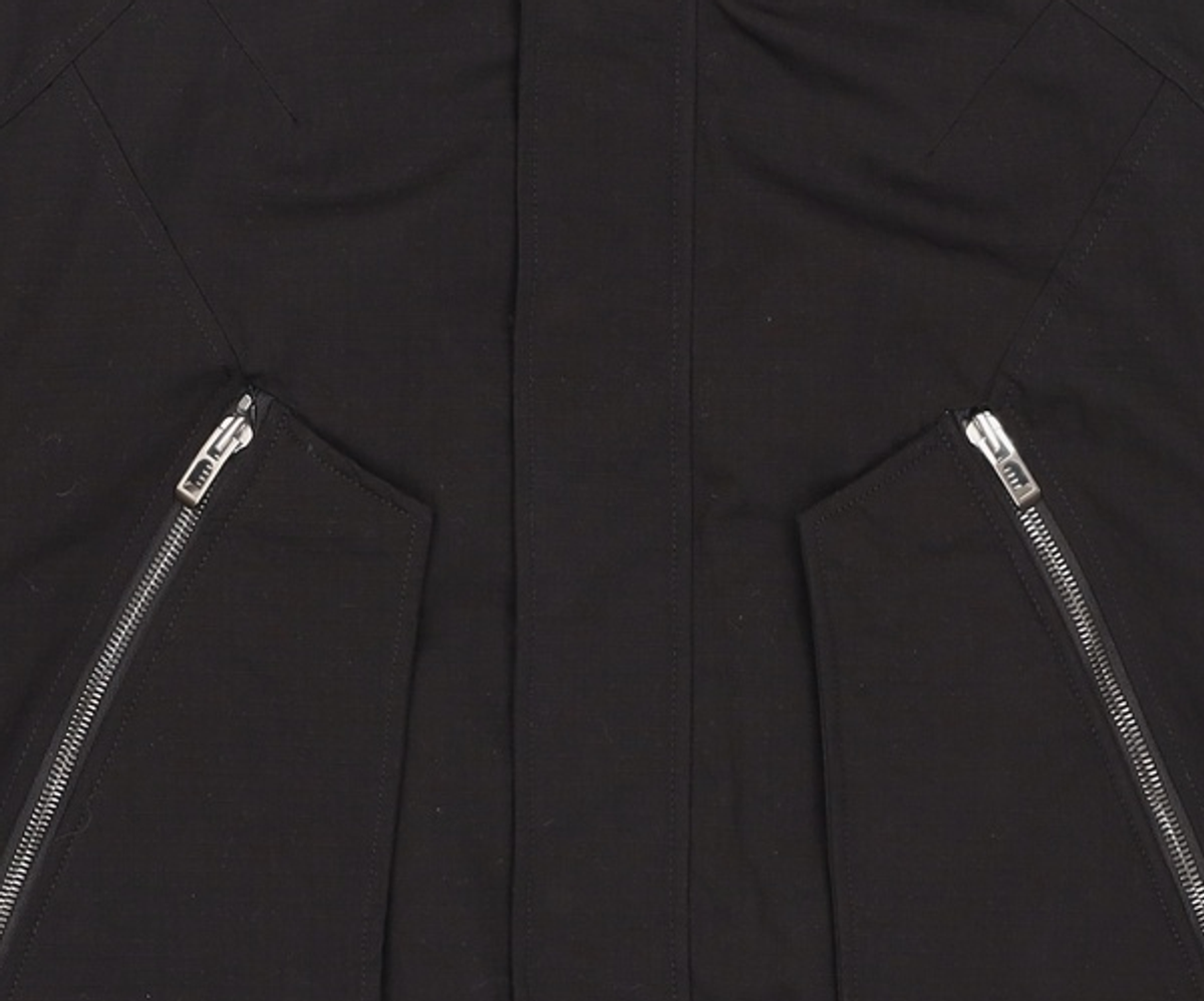 메종미네드(MAISON MINED) INCISION DOUBLE HIGHNECK JUMPER BLACK S