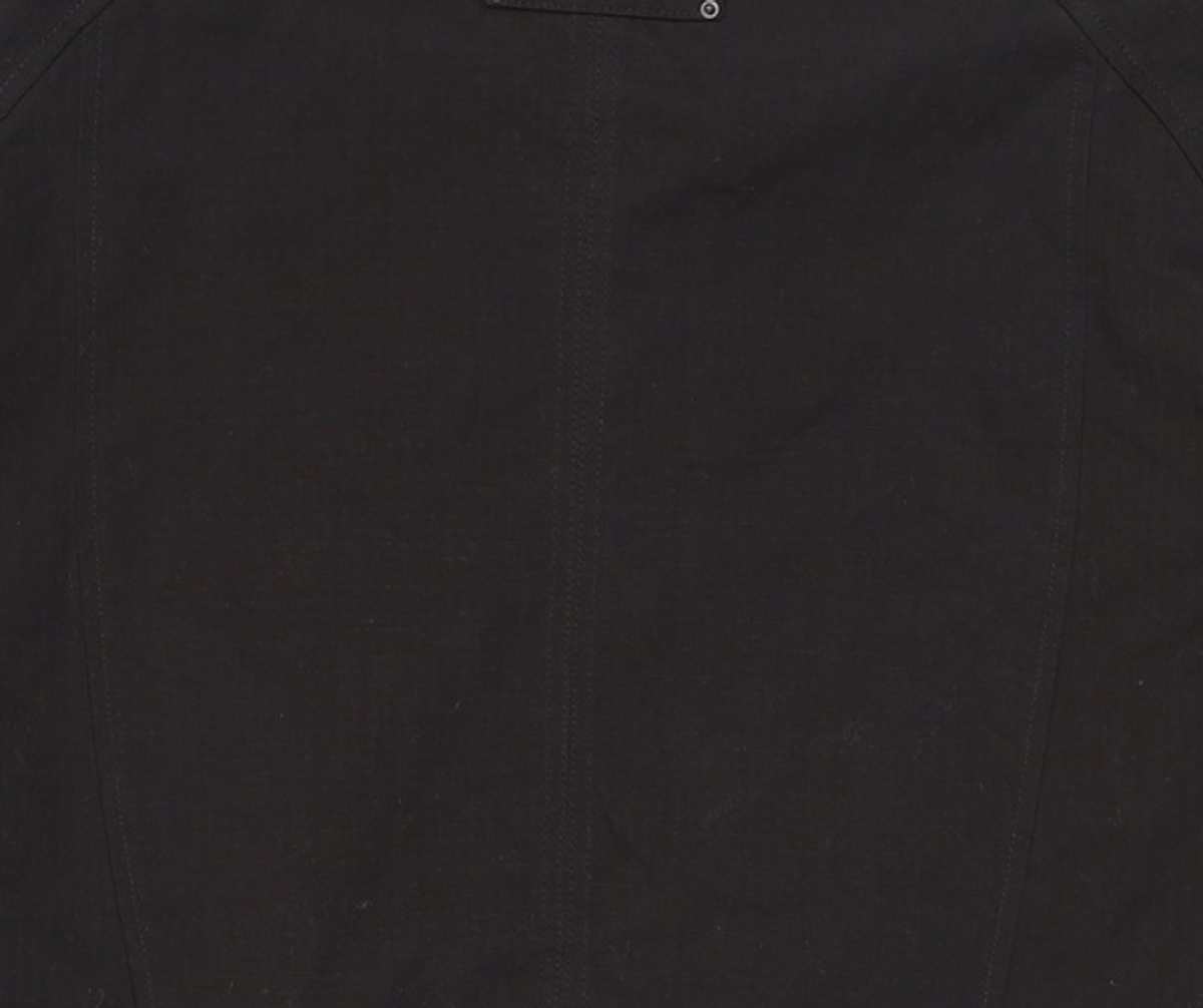 메종미네드(MAISON MINED) INCISION DOUBLE HIGHNECK JUMPER BLACK S